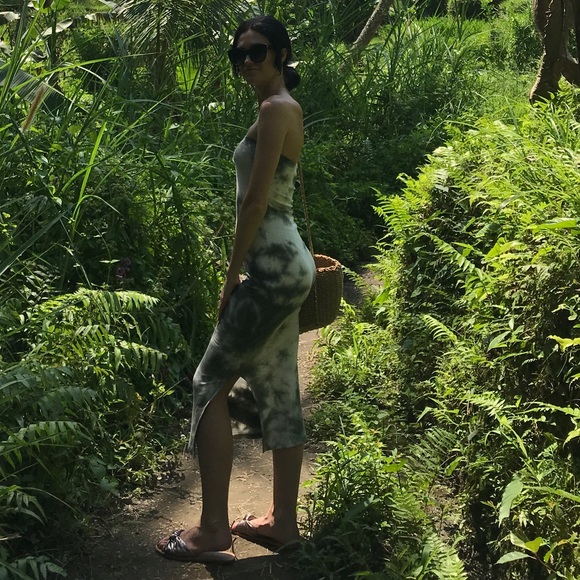 Tie dye bandeau dress - Picture 4 of 4